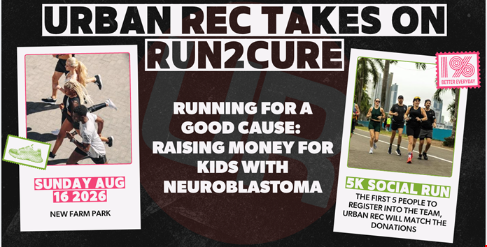Urban Rec is taking on Run2Cure! 💙🏃